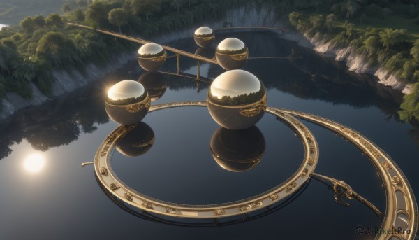 The allure of a landscape in a dynamic outdoors