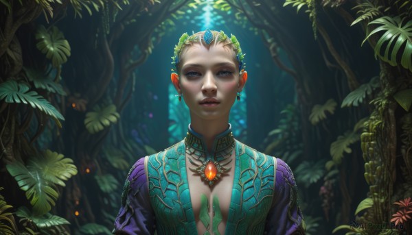 A vivid outdoors highlighting a female