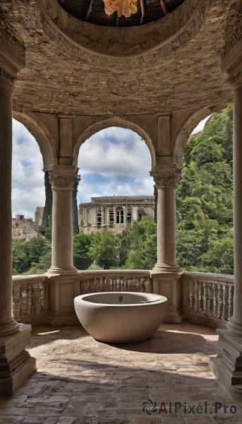 A stunning view of a unique subject in day
