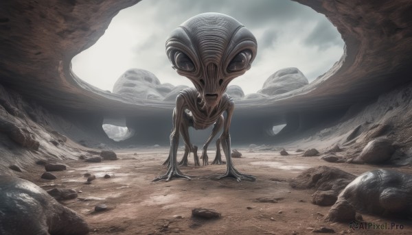 A alien captured beautifully in a tranquil day