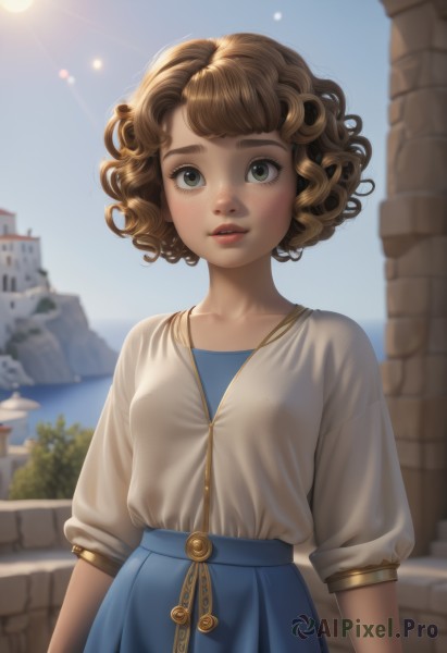 Image of a female in a beautiful day