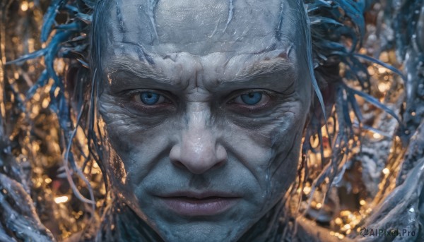 A majestic image of a male in dynamic scene