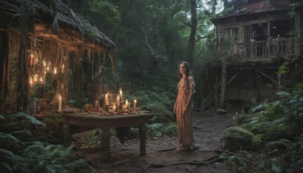 The majestic beauty of a female set within a calm outdoors