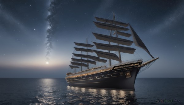 A majestic image of a boat in outdoors
