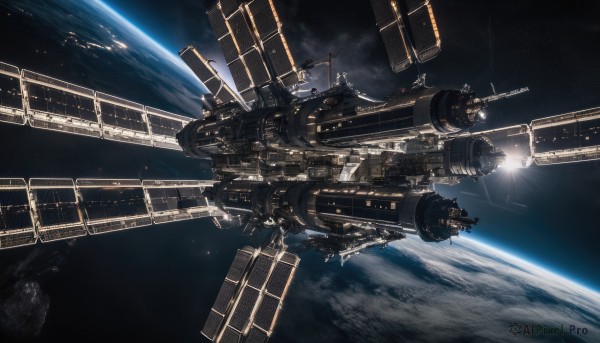 The timeless beauty of a spacecraft in a tranquil scenery