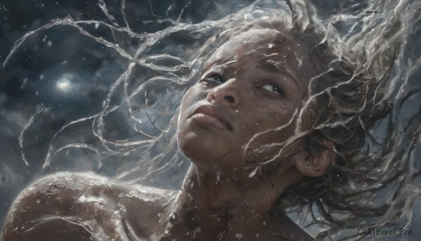 The beauty of a female set in a enchanting outdoors