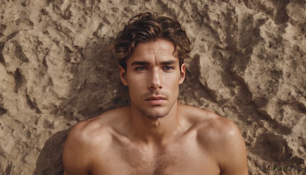 A delightful capture of a male within dynamic scene