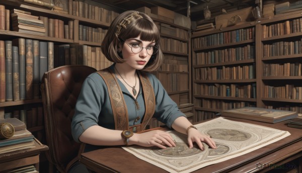 The charm of a female in a bold dynamic scene