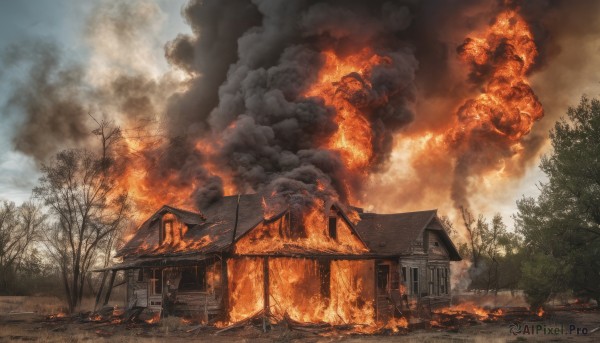 A stunning portrayal of a unique subject in a lush fiery day