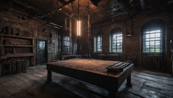 day,indoors,tree,book,no humans,window,chair,table,sunlight,plant,scenery,wooden floor,light,lamp,stool,wooden table,wooden chair,desk,door,wall,ruins