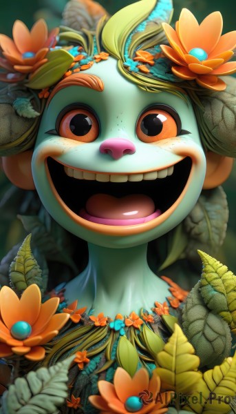 Image of a female in a vibrant dynamic scene