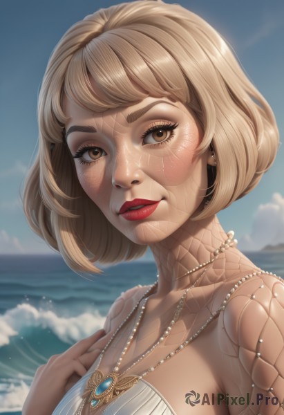 A female in the heart of a beautiful day