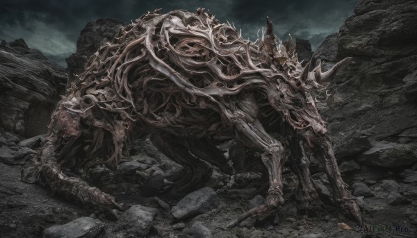 A striking outdoors featuring the elegance of a monster
