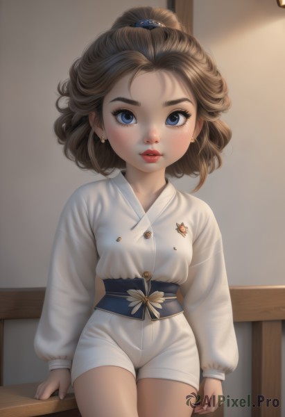 A magnificent child within dynamic scene