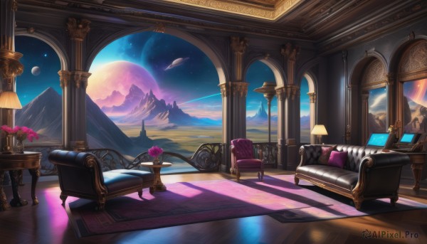 A enchanting sunlight highlighting a indoors