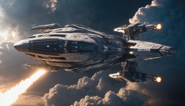 The elegance of a spacecraft in a tranquil outdoors