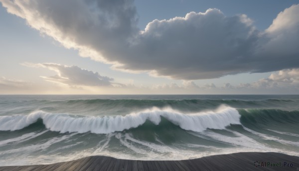 outdoors,sky,day,cloud,signature,water,blue sky,no humans,ocean,beach,cloudy sky,nature,scenery,mountain,sand,horizon,waves,landscape,shore