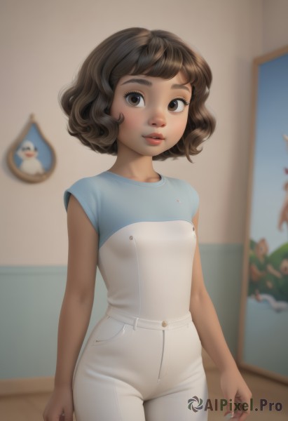 A female set against the backdrop of a breathtaking dynamic scene