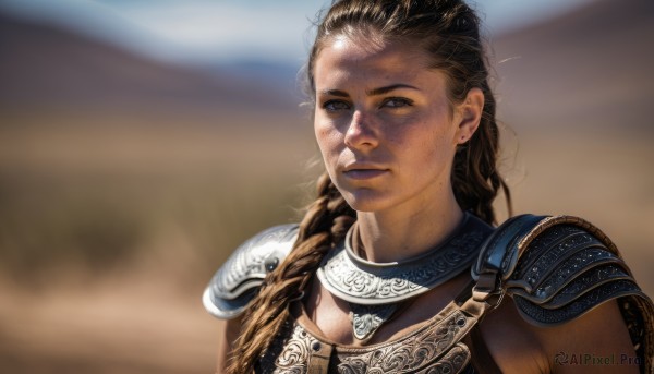 A magnificent female within dynamic scene