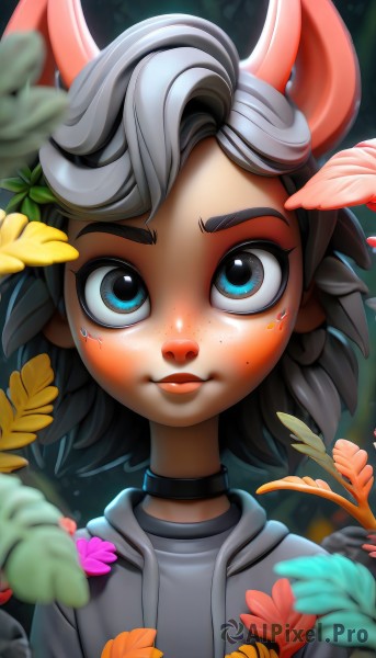 A female amidst a vivid outdoors