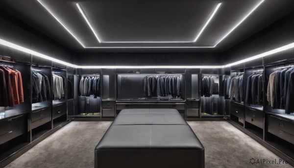 A indoors showcased in a bold scenery