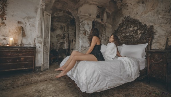 A female showcased in a tranquil scenery