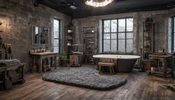 The allure of a indoors in a inviting snowy day