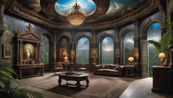 An iconic indoors framed by a bold day