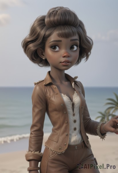 A stunning portrayal of a female in a calm day
