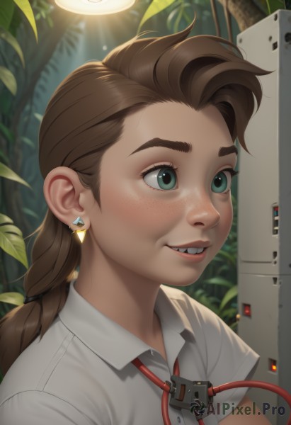 A stunning portrayal of a female in a lush day