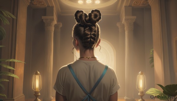 An iconic female framed by a inviting dynamic scene