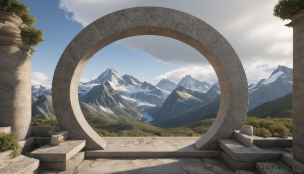 A striking day featuring the elegance of a landscape