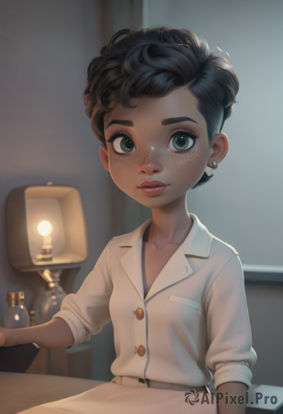 Image of a child in a fresh dynamic scene