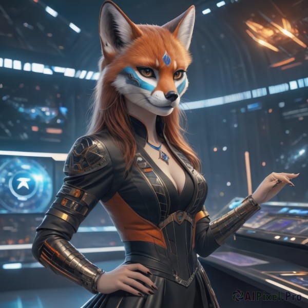 A stunning view of a female in dynamic scene