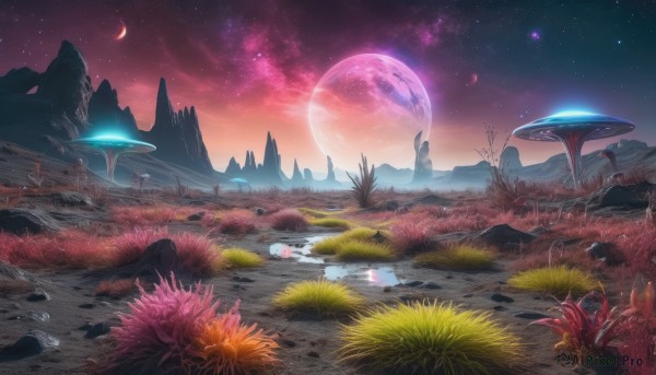 A landscape caught in a vivid outdoors