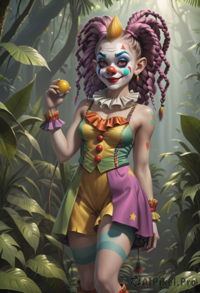 A majestic day featuring a clown