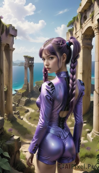 A female in the heart of a beautiful day