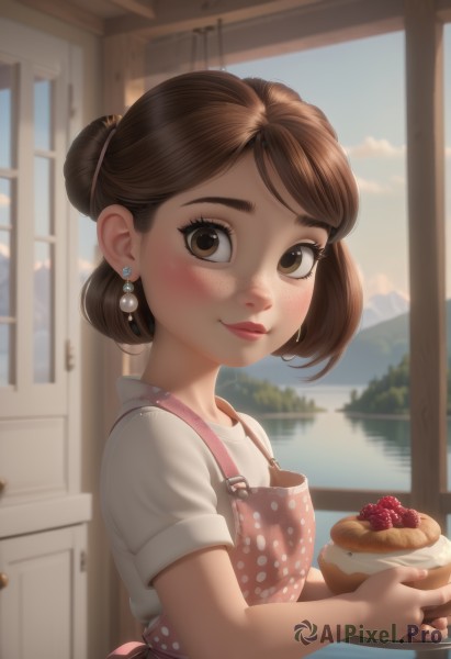 A female in the heart of a beautiful day