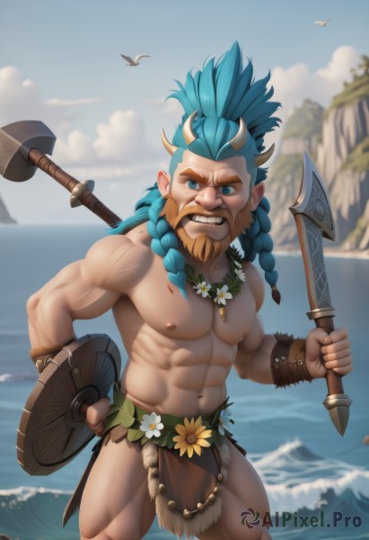 Image of a male in a beautiful day