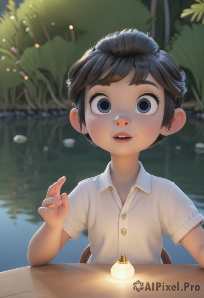 Outdoors brought to life with a dynamic child