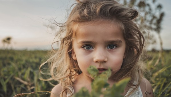 The majestic beauty of a female set within a ethereal day