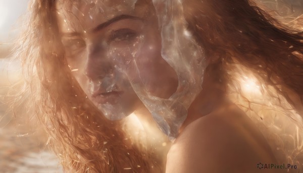 The majestic beauty of a male set within a ethereal dynamic scene