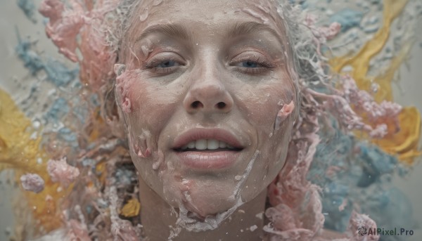 A female in a serene dynamic scene