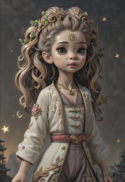A child in the heart of a beautiful outdoors