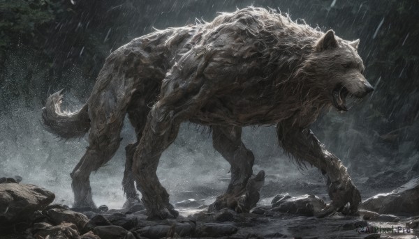 The beauty of a unique subject set in a enchanting rainy outdoors