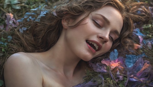 A graceful view of a female in dynamic scene