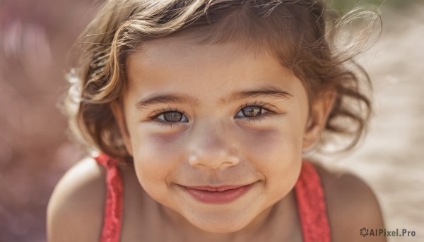 A child captured in a tranquil dynamic scene