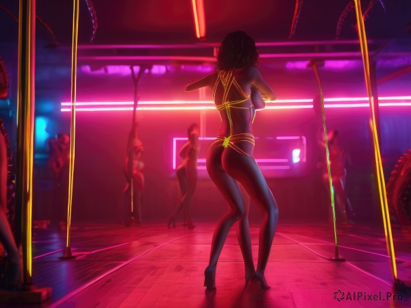 A stunning portrayal of a female in a lush dynamic scene