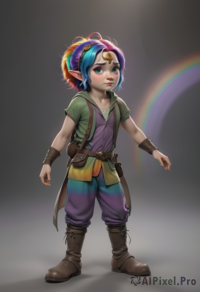 A charming dynamic scene featuring a child