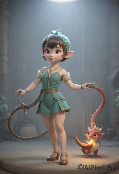 A calm fiery dynamic scene highlighting a child